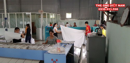 Nhân công xưởng giặt